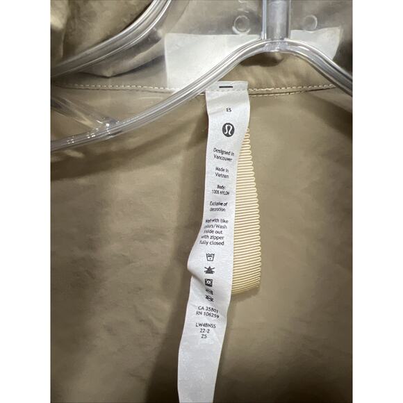 Lululemon Evergreen Anorak Women's Jacket Prosecco/Ripened Raspberry Size 8 - Picture 4 of 11